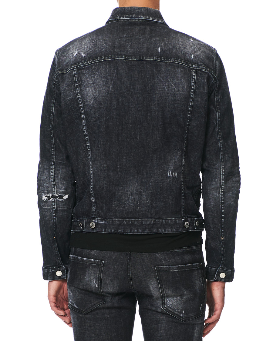 Herren | Jacken | Dsquared2 | Dan Dean Denim Jacket Washed Black