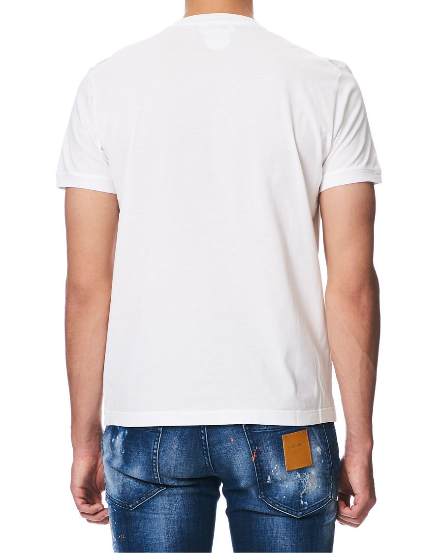 Herren | T-Shirts | Dsquared2 | Slouch Fit Logo Crew Neck Tee White