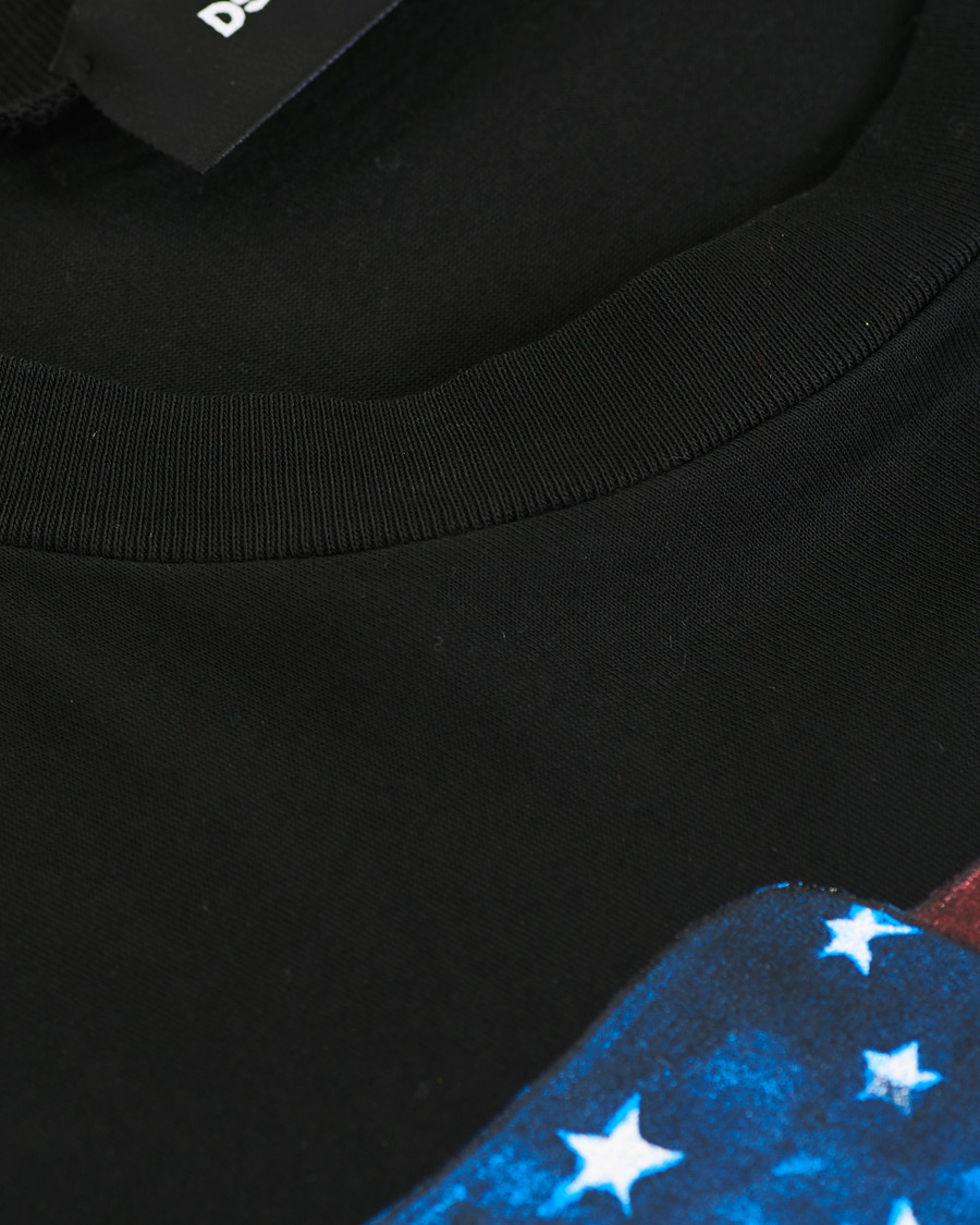 Herren | T-Shirts | Dsquared2 | Cool Fit Icon Eagle Logo Crew Neck Tee Black