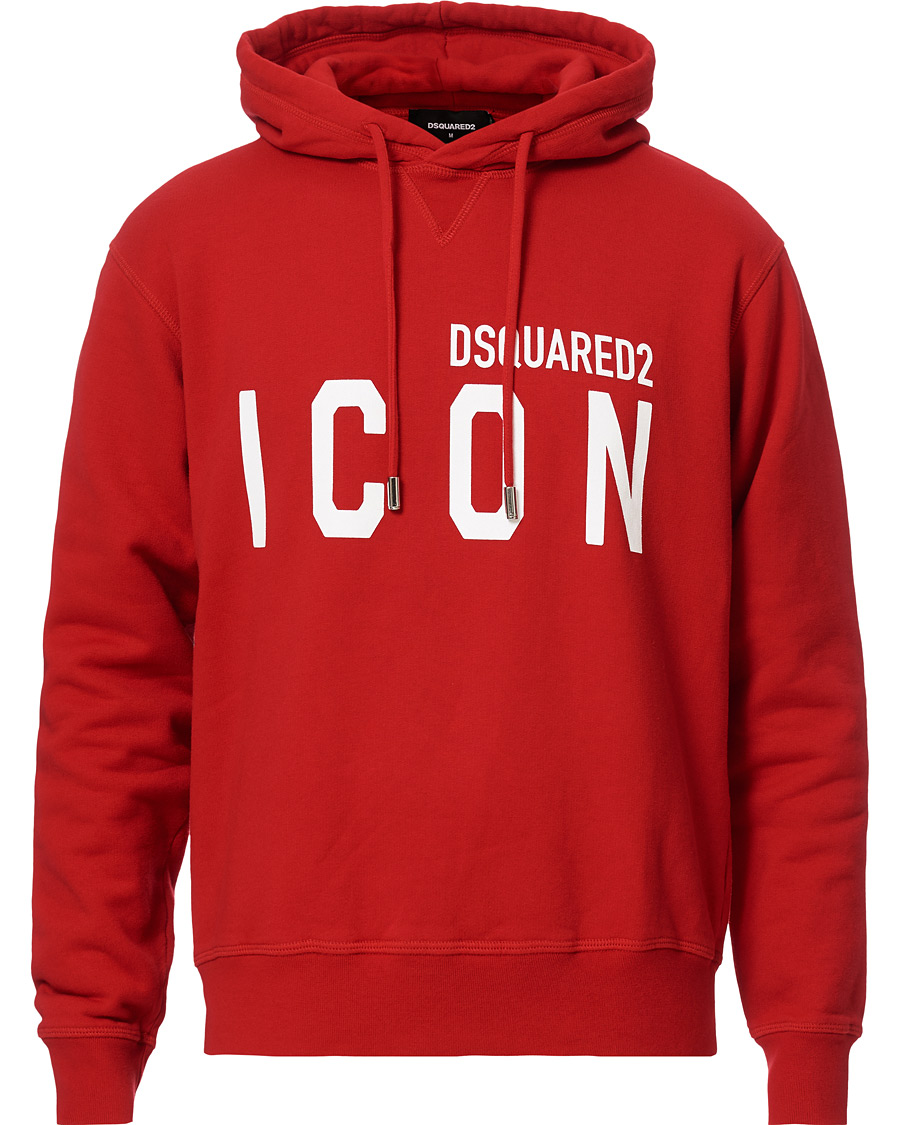 Herren | Pullover | Dsquared2 | Cool Fit Icon Logo Hoodie Red