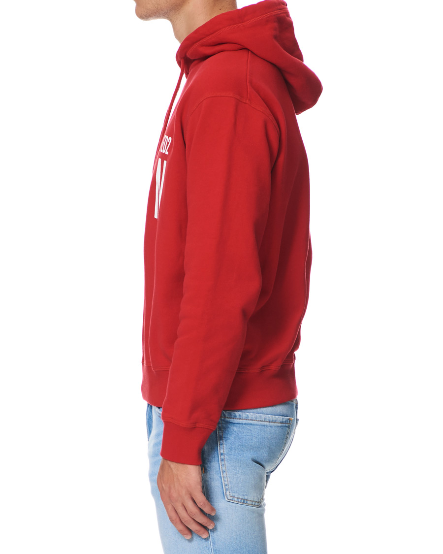 Herren | Pullover | Dsquared2 | Cool Fit Icon Logo Hoodie Red