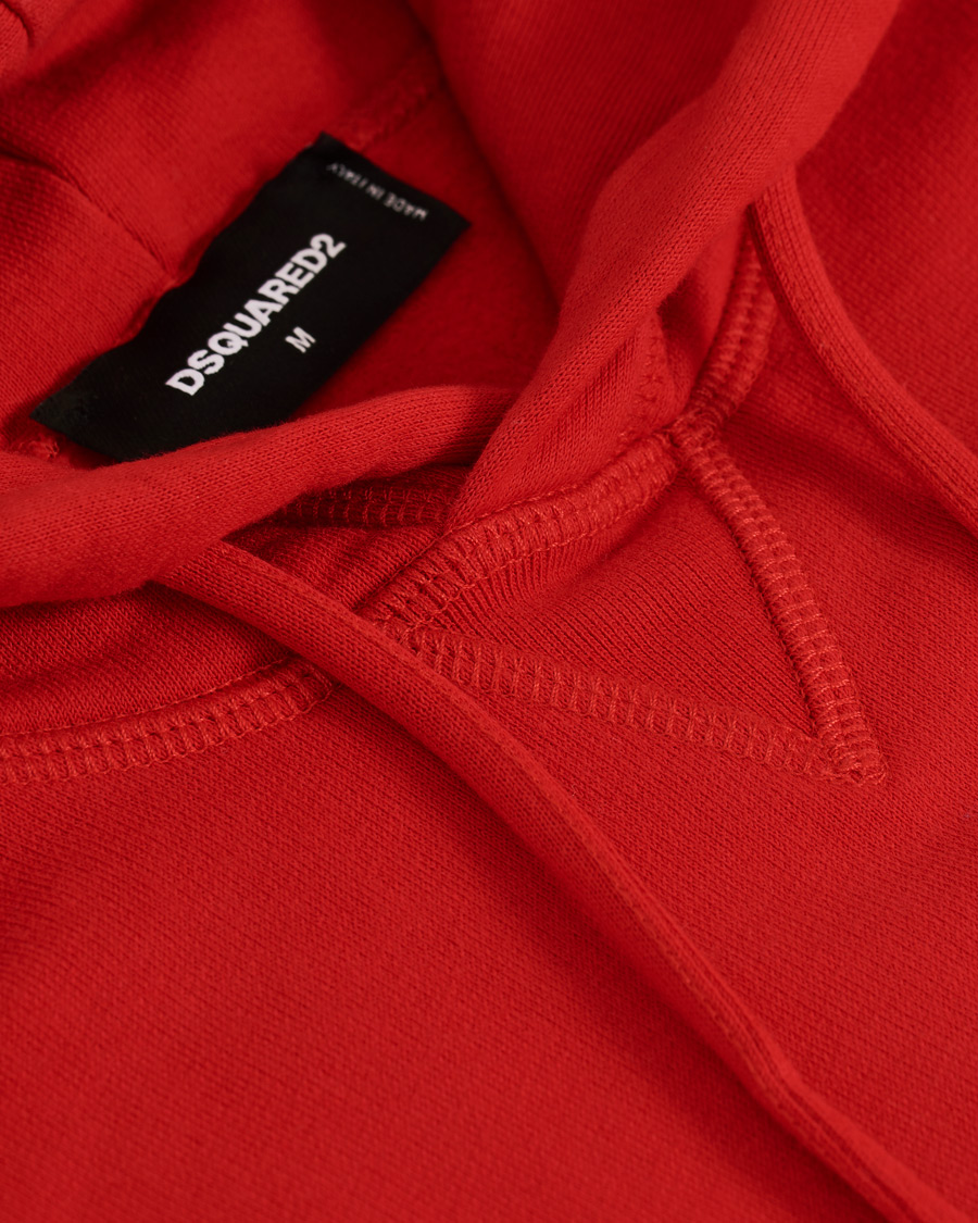 Herren | Pullover | Dsquared2 | Cool Fit Icon Logo Hoodie Red