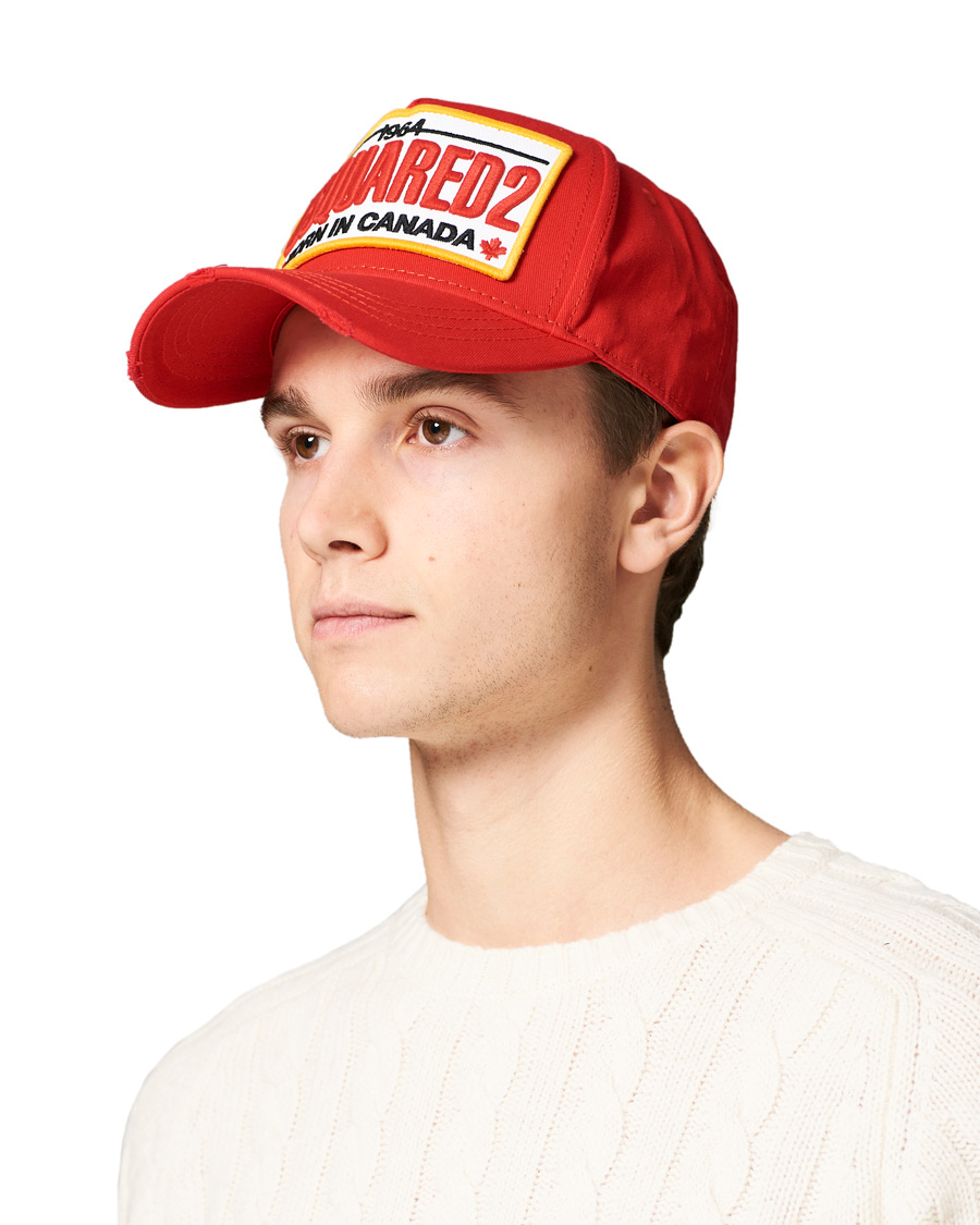 Herren | Dsquared2 Logo Cap Red | Dsquared2 | Logo Cap Red
