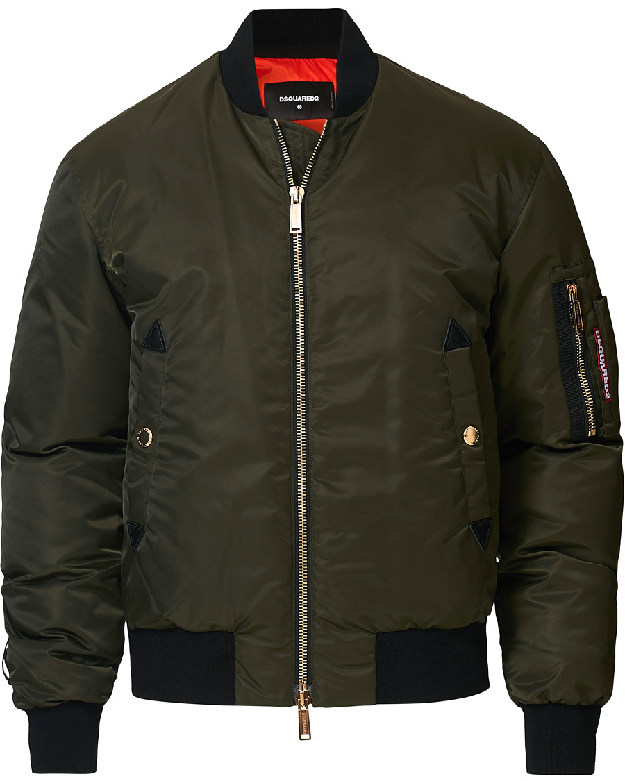 Herren | Jacken | Dsquared2 | Aviator Bomber Jacket Army Green