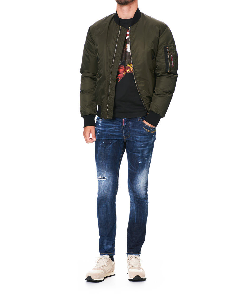 Herren | Jacken | Dsquared2 | Aviator Bomber Jacket Army Green