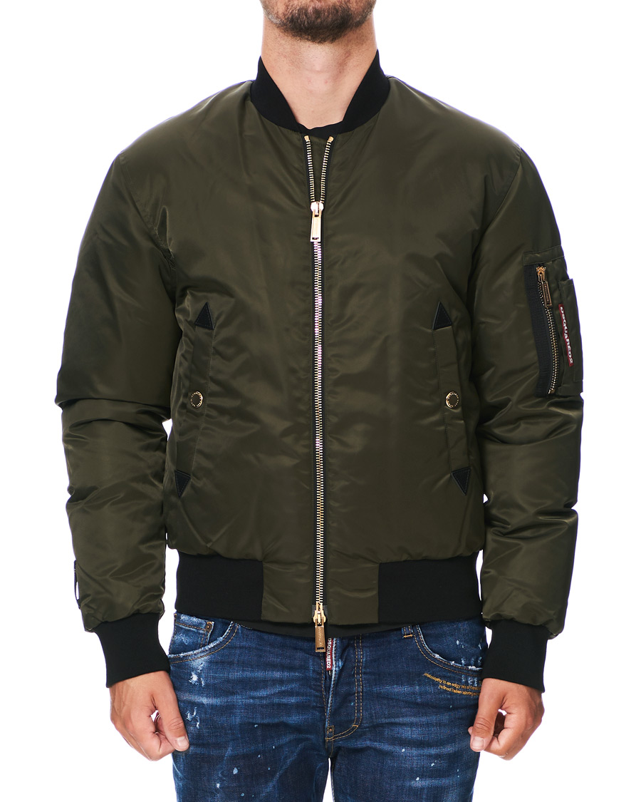 Herren | Jacken | Dsquared2 | Aviator Bomber Jacket Army Green