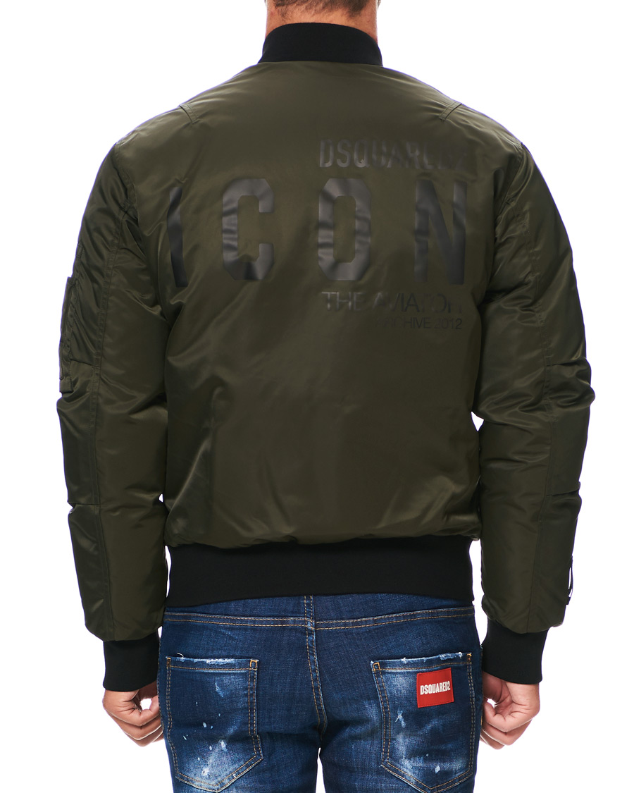 Herren | Jacken | Dsquared2 | Aviator Bomber Jacket Army Green