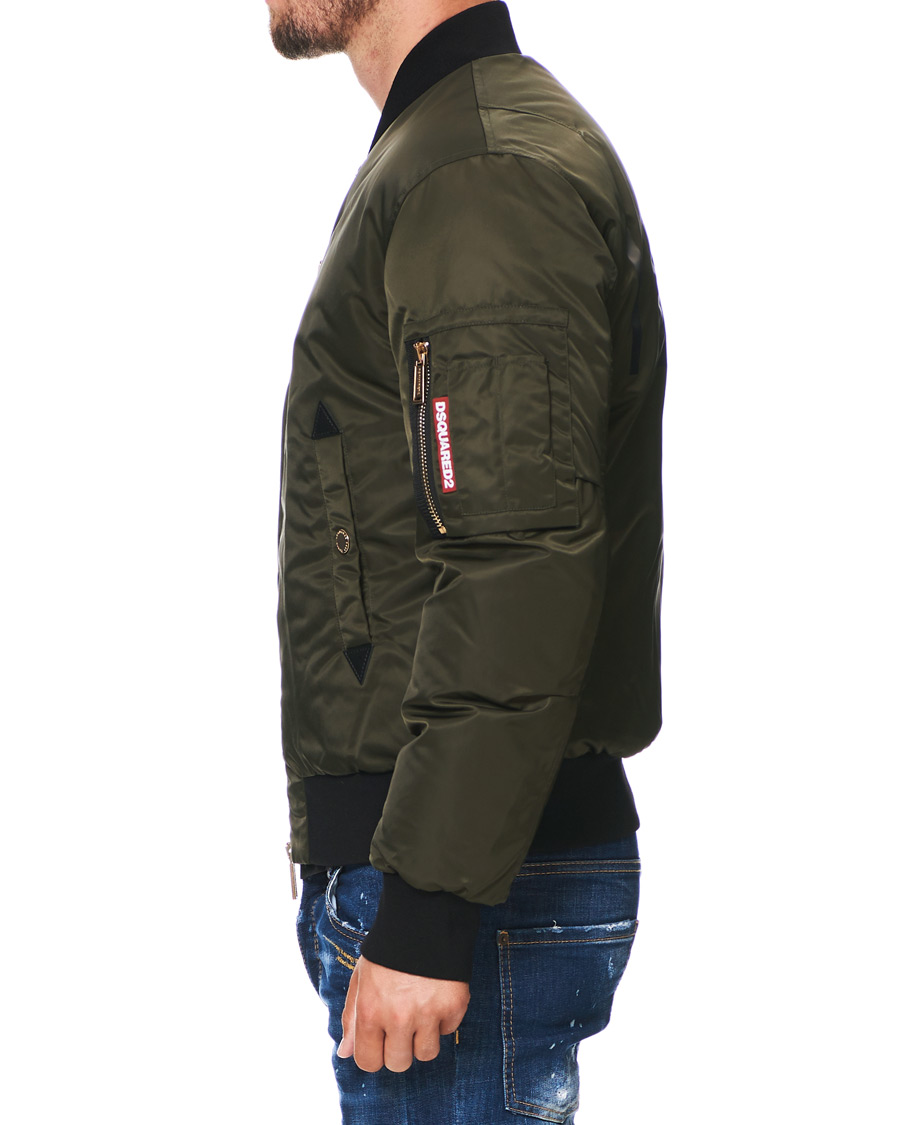 Herren | Jacken | Dsquared2 | Aviator Bomber Jacket Army Green
