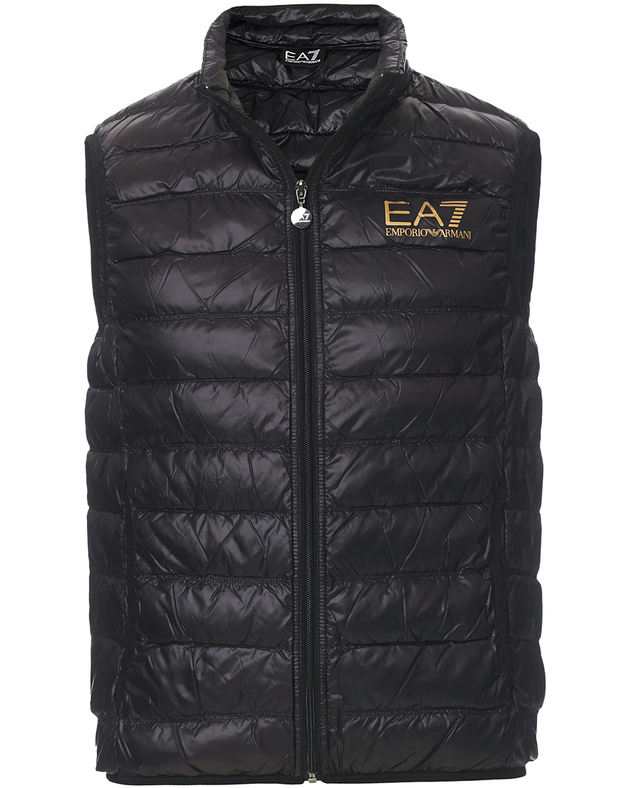 EA7 Train Core Light Down Vest Black/Gold bei Care of Carl