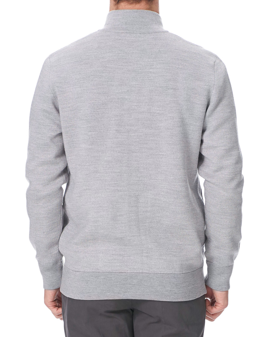 Herren | Pullover | 14 Savile Row | Silk/Cashmere/Wool Cardigan Pale Grey