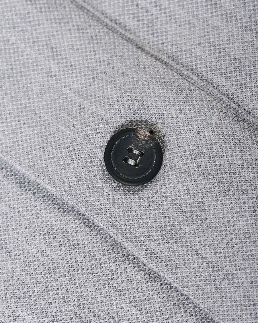 Herren | Pullover | 14 Savile Row | Silk/Cashmere/Wool Cardigan Pale Grey