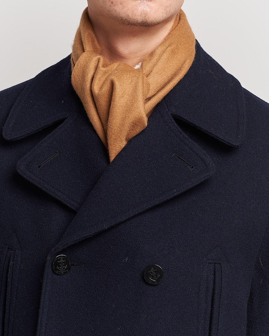 Herren | Johnstons of Elgin Cashmere Scarf Camel | Johnstons of Elgin | Cashmere Scarf Camel