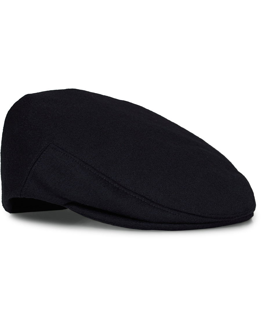 Herren | Lock & Co Hatters Glen Flat Loden Cap Navy | Lock & Co Hatters | Glen Flat Loden Cap Navy