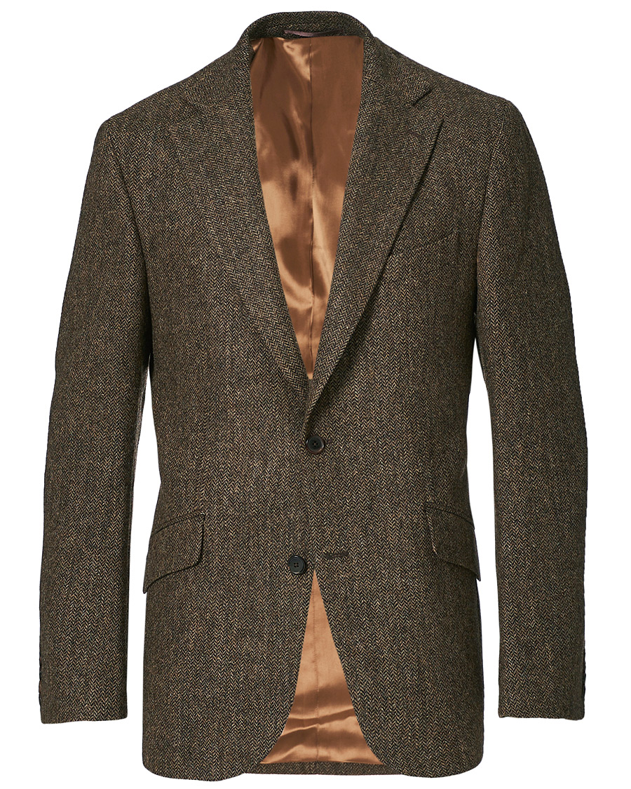 Herren | Sakkos | Walker Slater | Edward Tweed Herringbone Blazer Brown