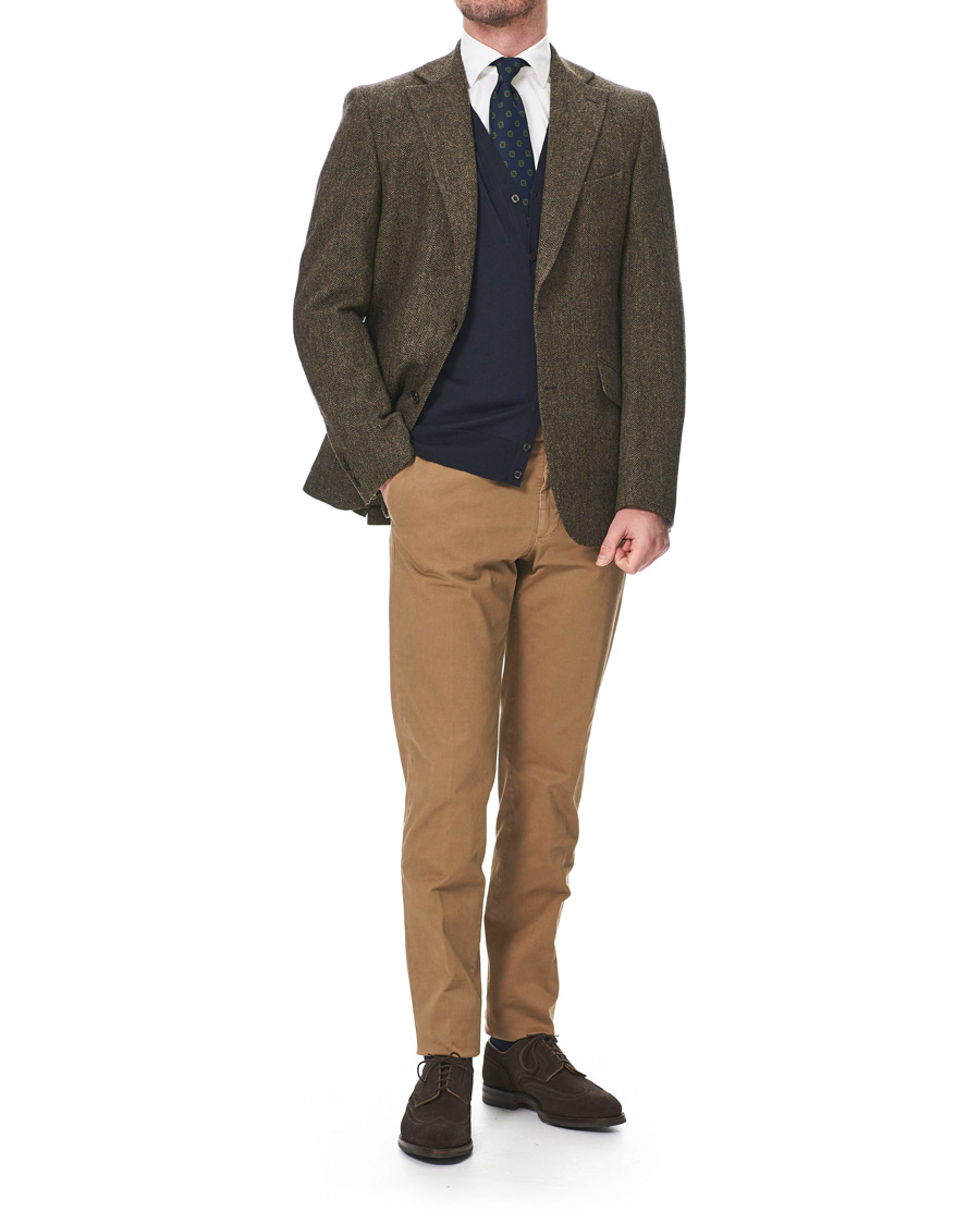 Herren | Sakkos | Walker Slater | Edward Tweed Herringbone Blazer Brown