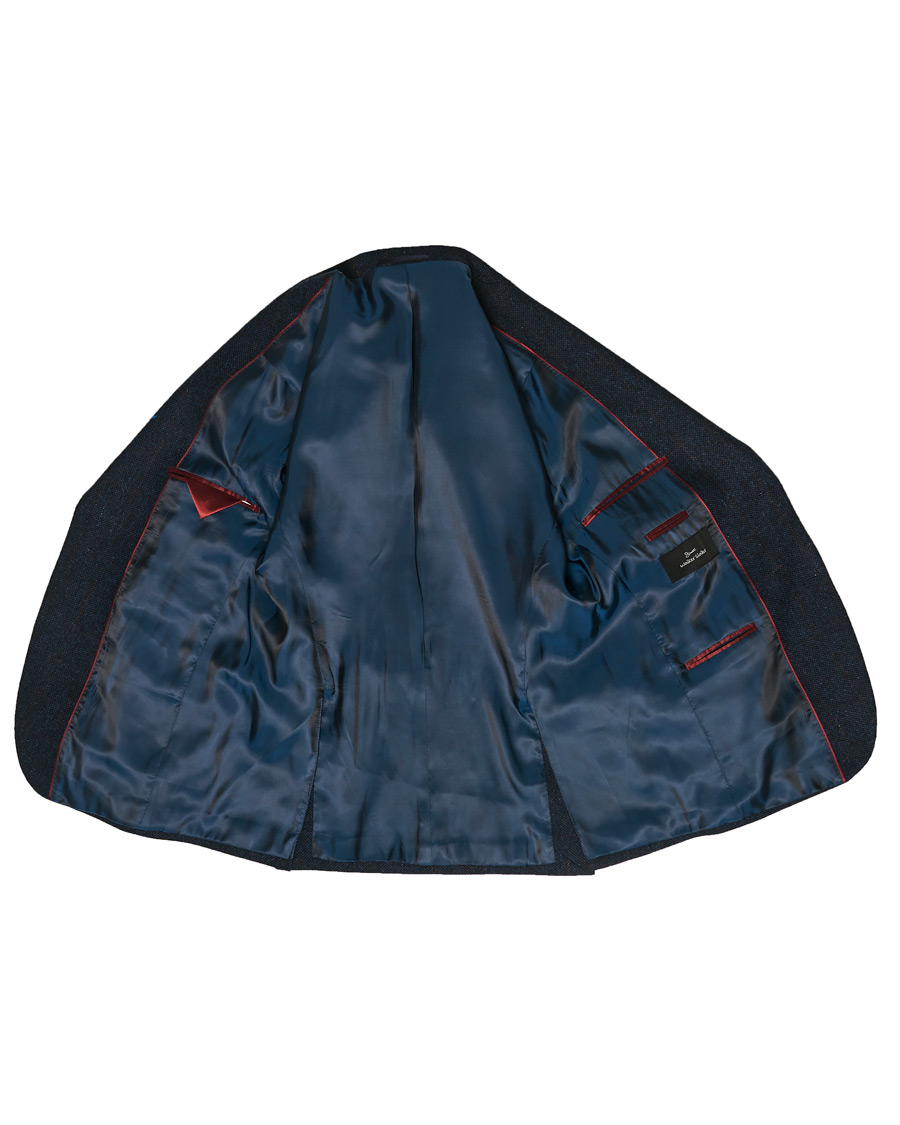 Herren | Sakkos | Walker Slater | Edward Lambswool Windowpane Blazer Navy