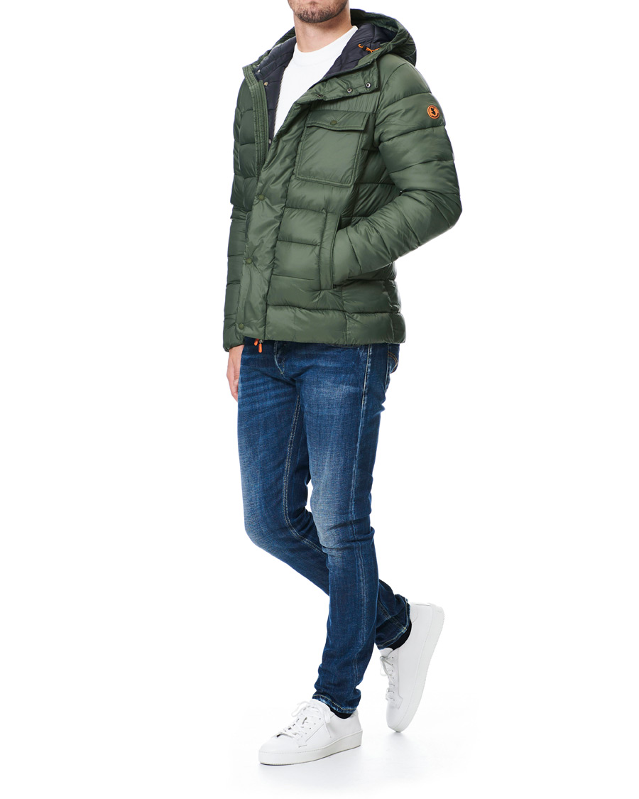 Herren | Jacken | Save The Duck | Lightweight Padded Front Pocket Jacket Thyme Green