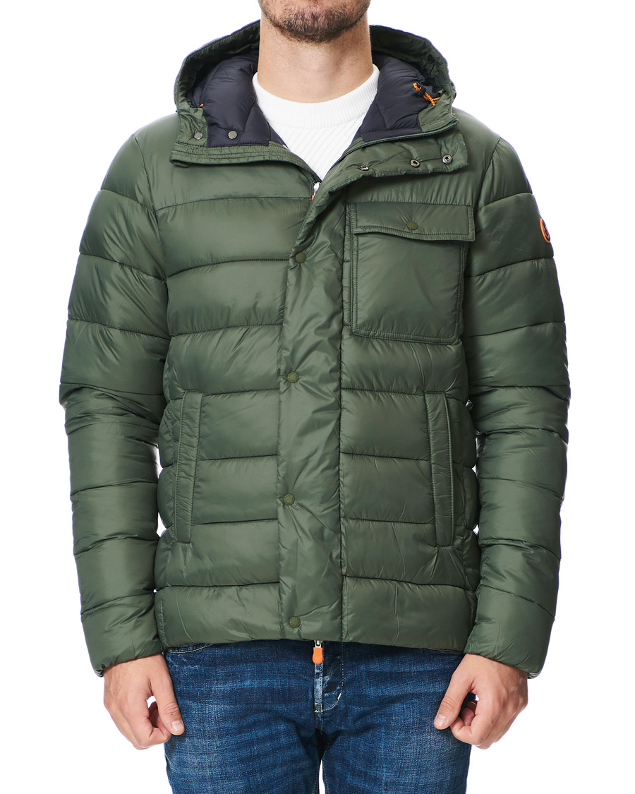 Herren | Jacken | Save The Duck | Lightweight Padded Front Pocket Jacket Thyme Green