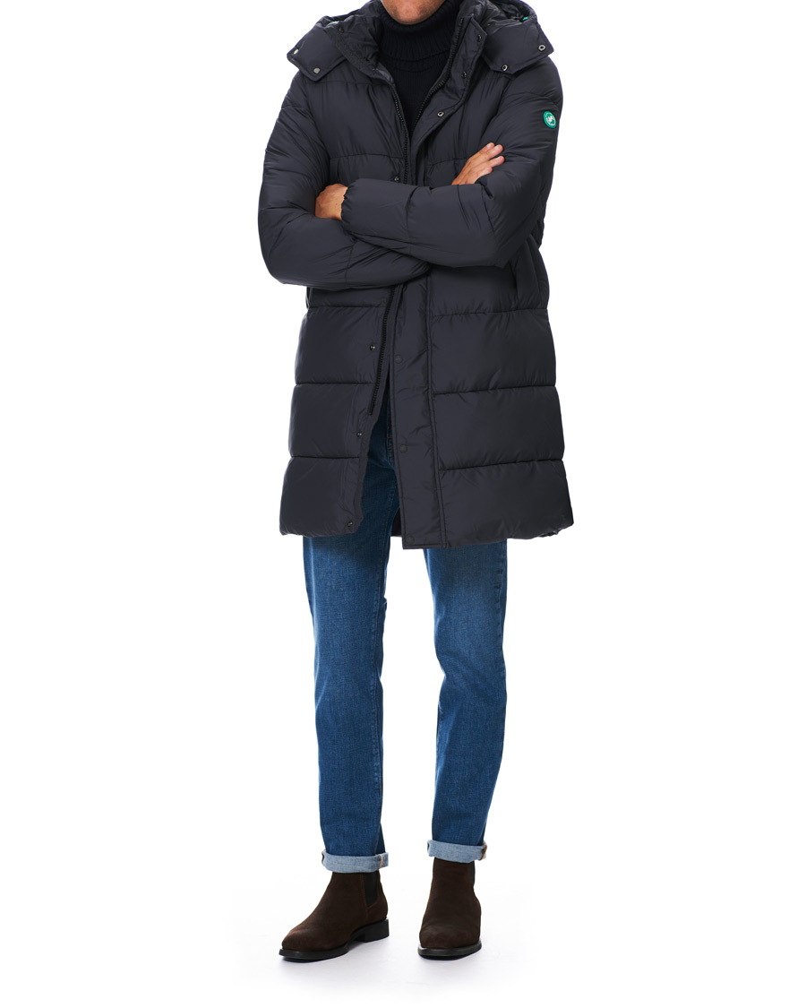 Herren | Jacken | Save The Duck | Recycled Padded Parka Ebony Grey