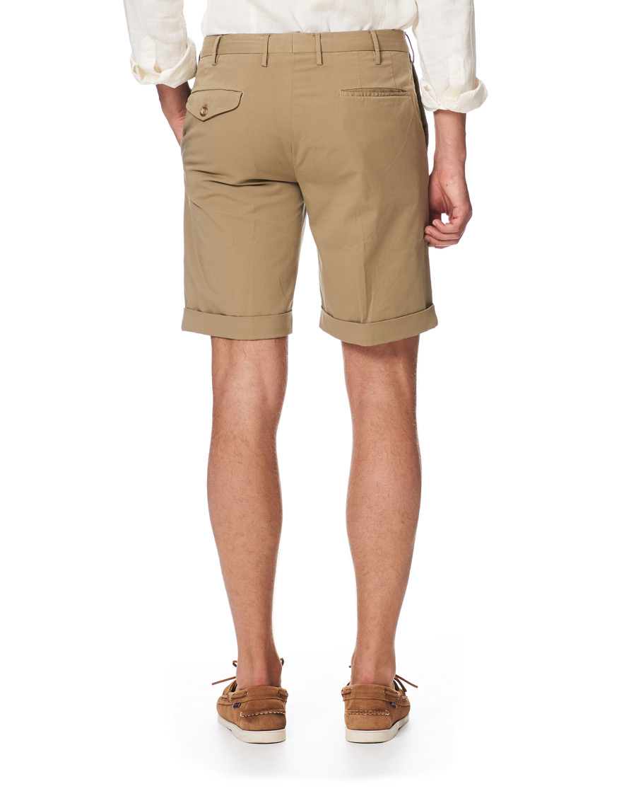 Herren | Shorts | Incotex | Cotton Chino Shorts Beige