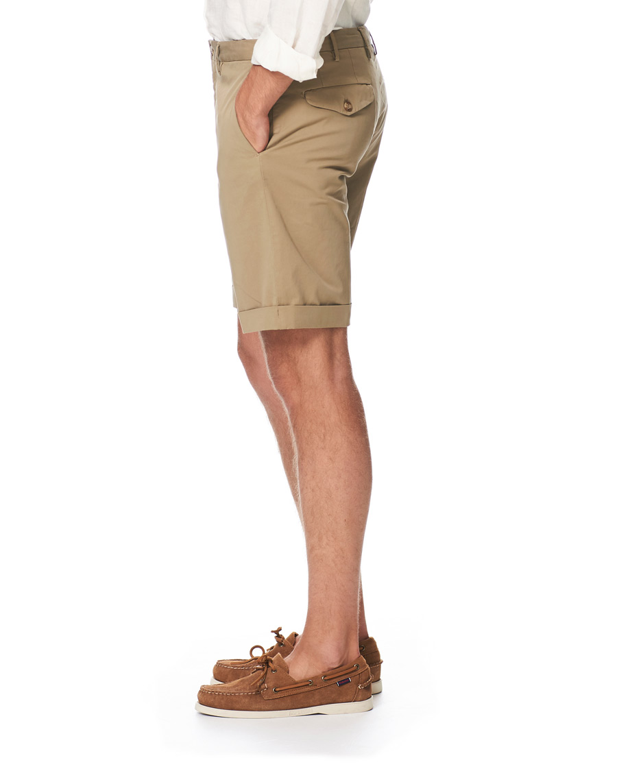 Herren | Shorts | Incotex | Cotton Chino Shorts Beige