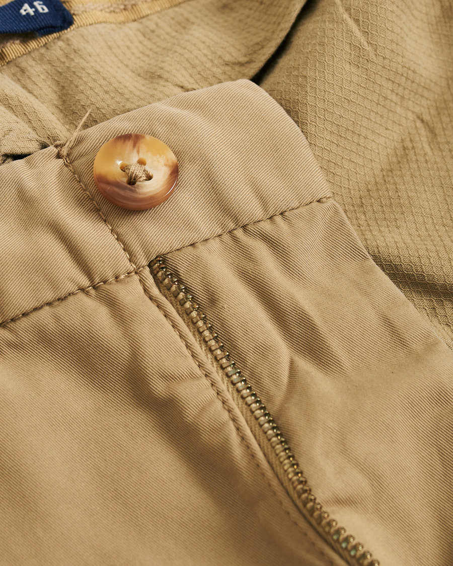Herren | Shorts | Incotex | Cotton Chino Shorts Beige