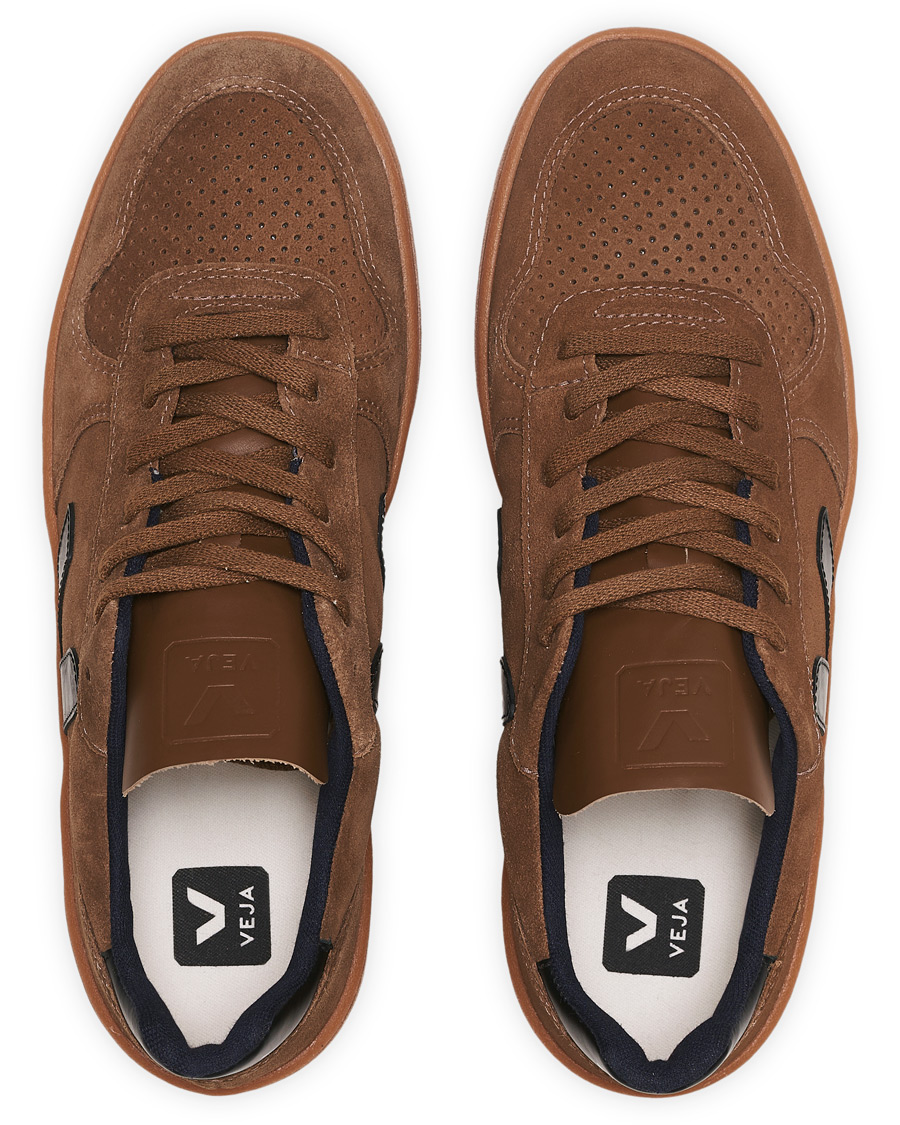 Herren | Veja V-10 Suede Sneaker Brown/Black | Veja | V-10 Suede Sneaker Brown/Black