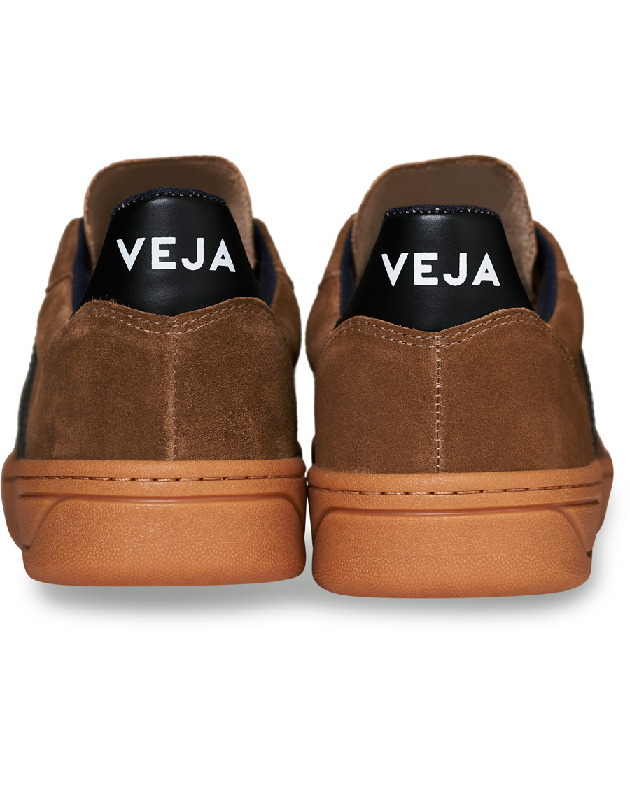 Herren | Veja V-10 Suede Sneaker Brown/Black | Veja | V-10 Suede Sneaker Brown/Black