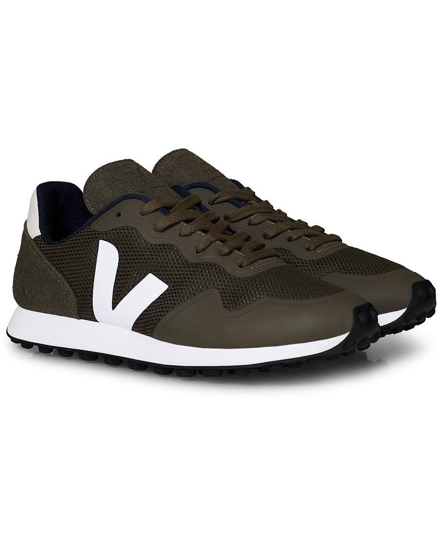 Herren | Veja SDU Vegan Running Sneaker Olive White Natural | Veja | SDU Vegan Running Sneaker Olive White Natural