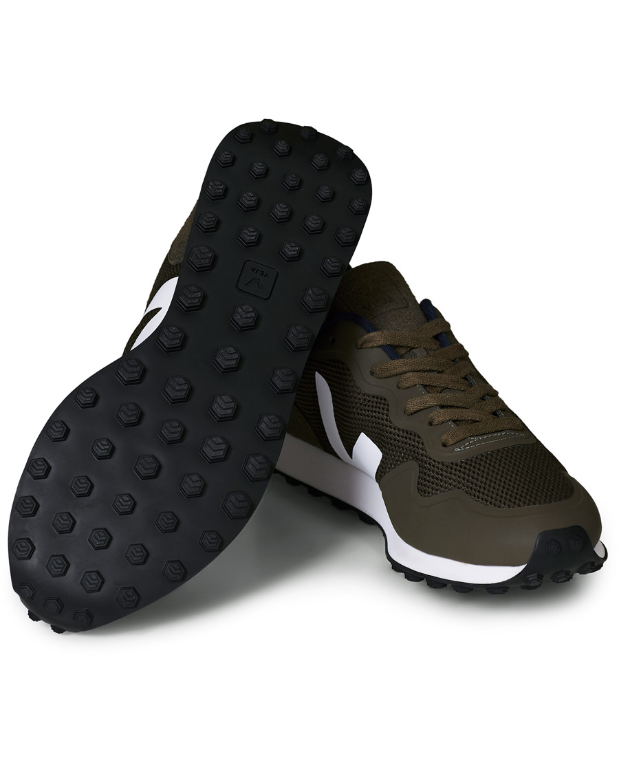 Herren | Veja SDU Vegan Running Sneaker Olive White Natural | Veja | SDU Vegan Running Sneaker Olive White Natural