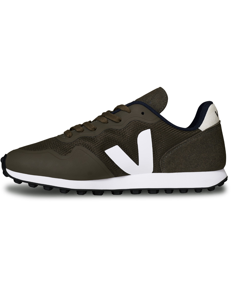 Herren | Veja SDU Vegan Running Sneaker Olive White Natural | Veja | SDU Vegan Running Sneaker Olive White Natural