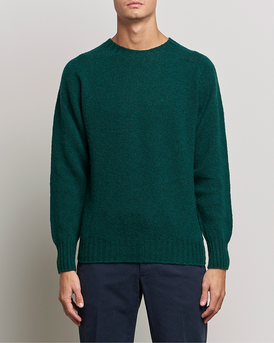 Herren | Pullover | Howlin' | Brushed Wool Sweater Forest