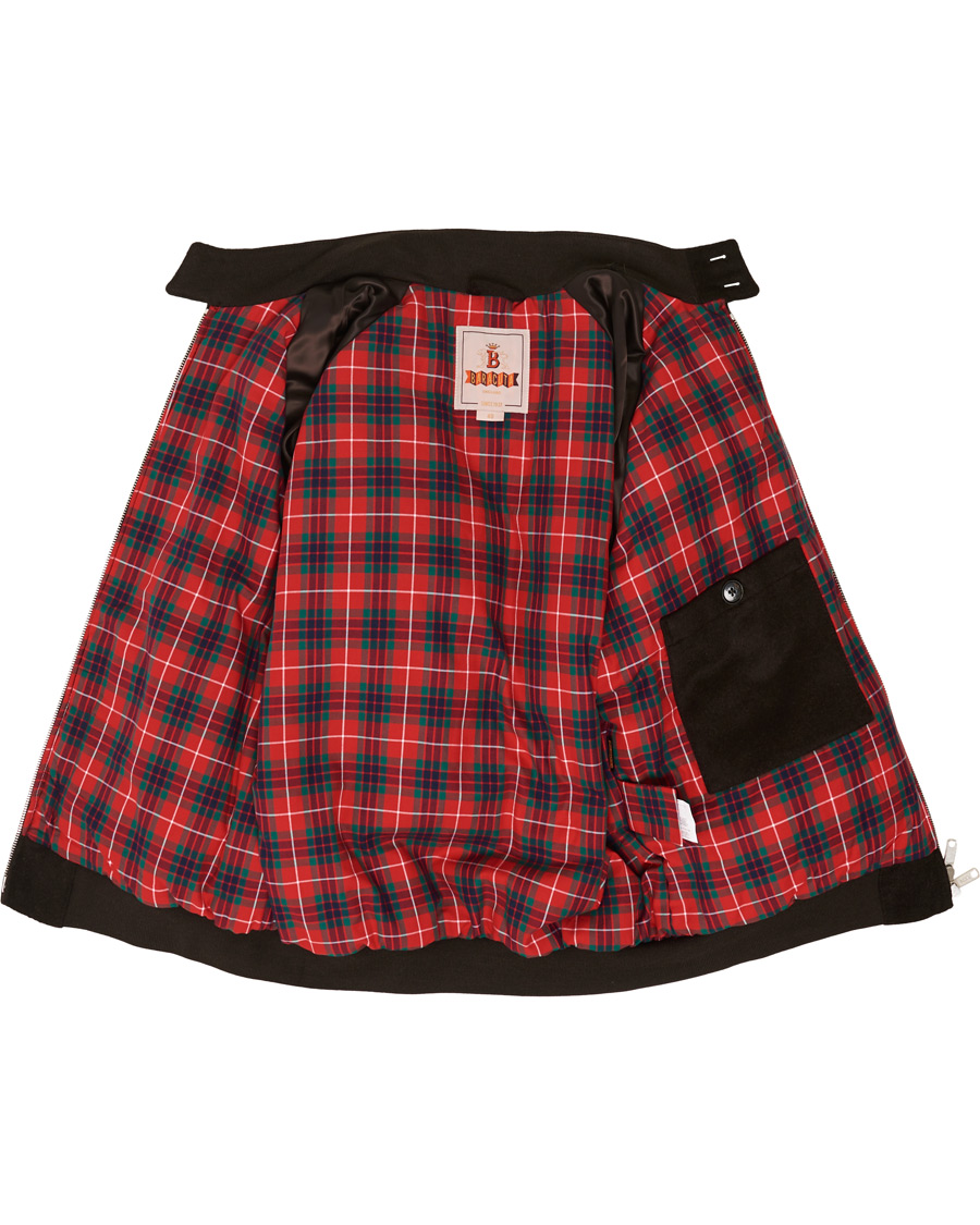 Herren | Jacken | Baracuta | G9 Padded Melton Wool Harrington Jacket Brown