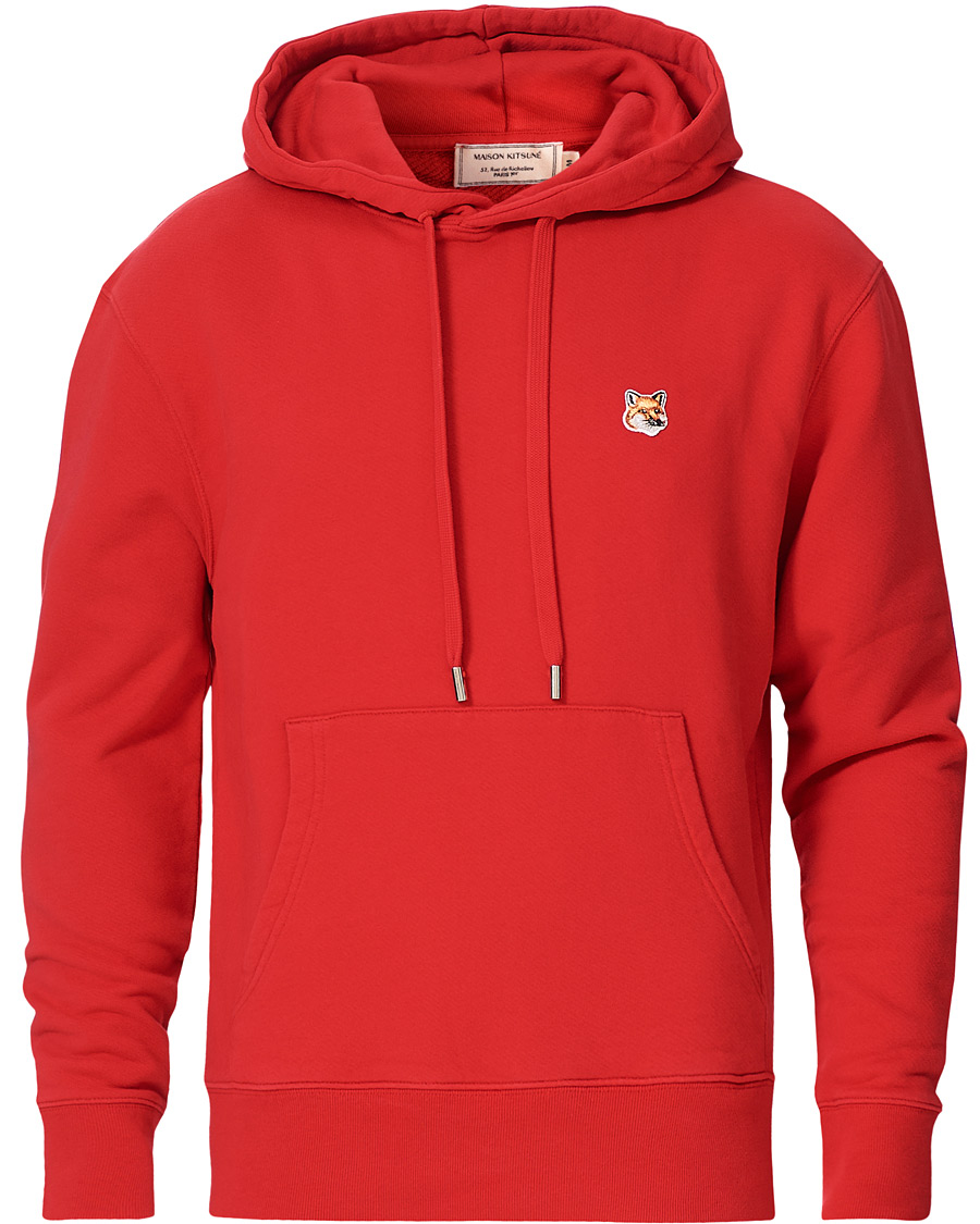 Herren | Pullover | Maison Kitsuné | Fox Head Hoodie Red