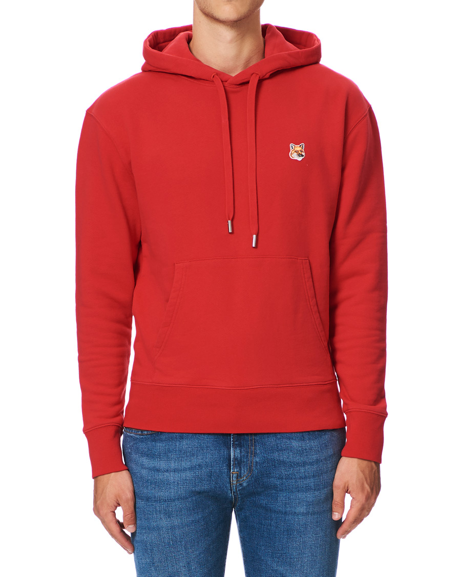 Herren | Pullover | Maison Kitsuné | Fox Head Hoodie Red