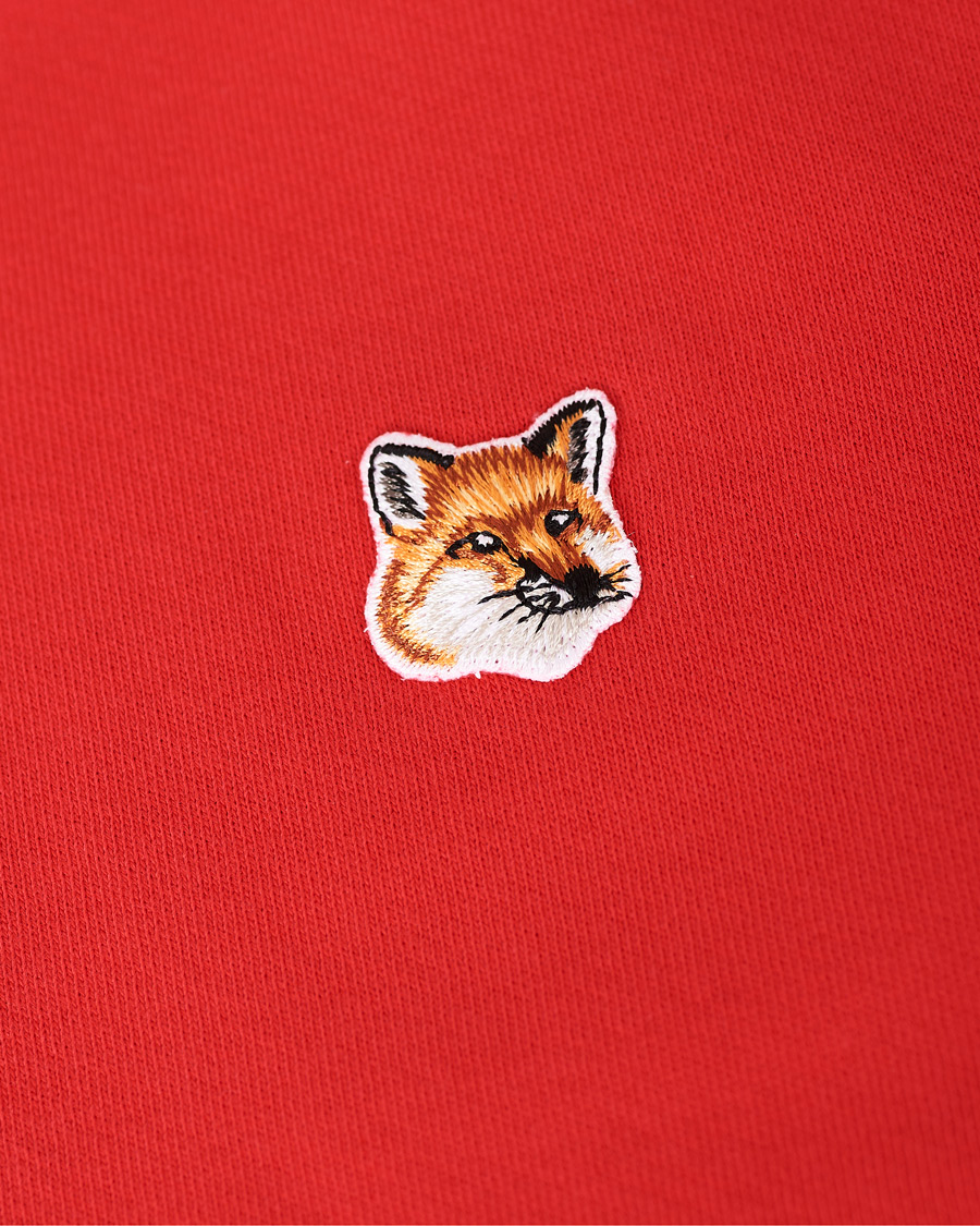 Herren | Pullover | Maison Kitsuné | Fox Head Hoodie Red