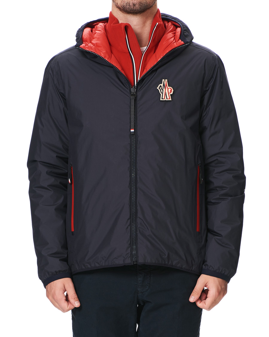 Herren | Jacken | Moncler Grenoble | Chambave Reversible Ripstop/Down Jacket Navy/Red