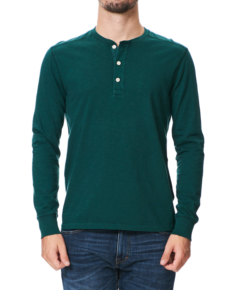 Herren | Pullover | J.Crew | Garment Dyed Henley Old Forest