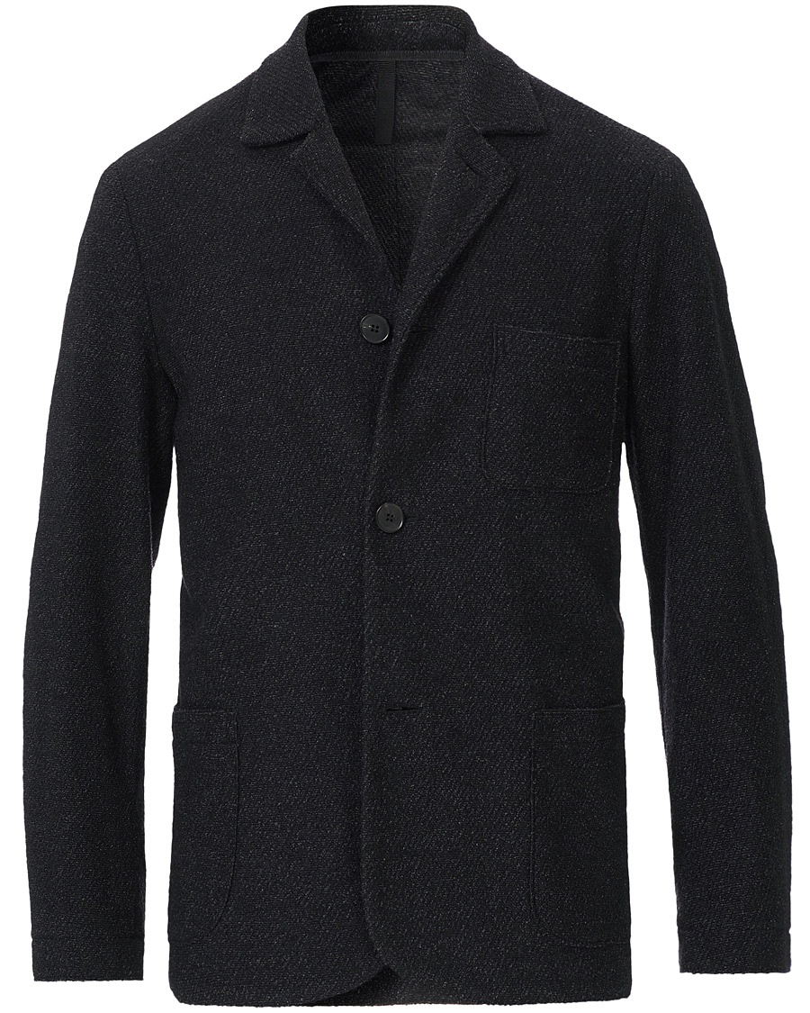 Herren | Hemden | Harris Wharf London | Twill Terry Overshirt Anthracite