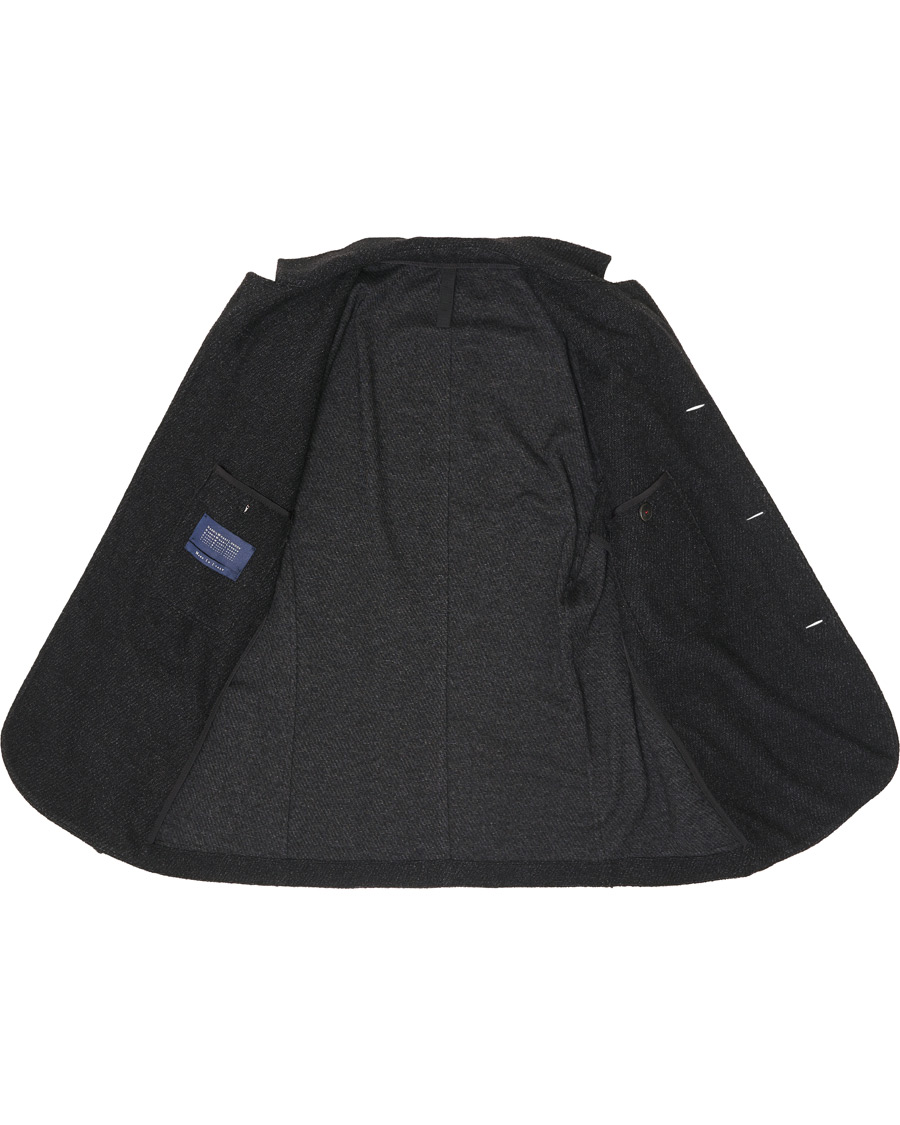 Herren | Hemden | Harris Wharf London | Twill Terry Overshirt Anthracite