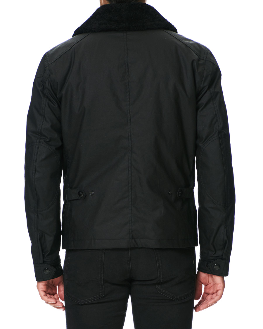 Herren | Jacken | Belstaff | Patrol Waxed Sherling Jacket Black