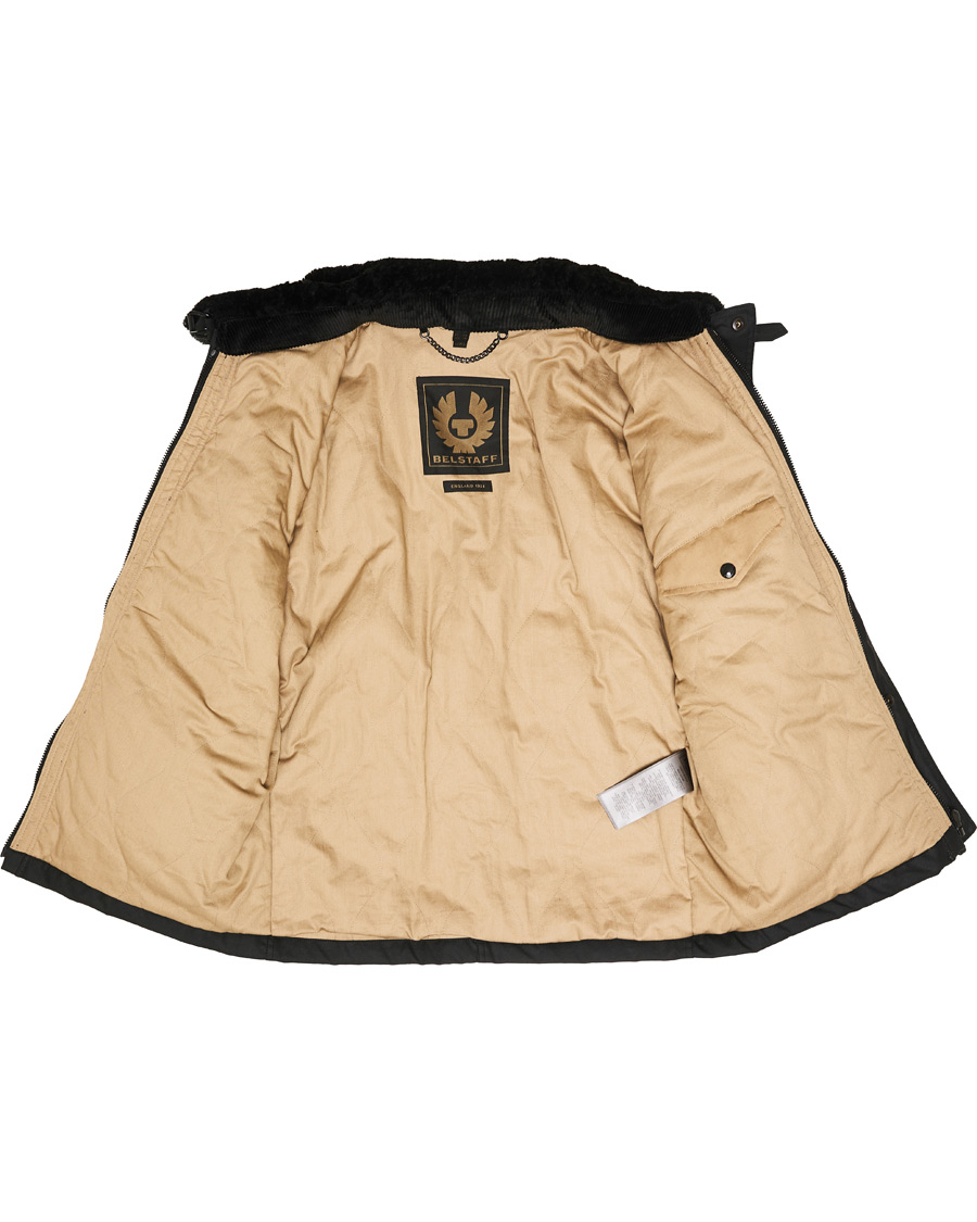 Herren | Jacken | Belstaff | Patrol Waxed Sherling Jacket Black