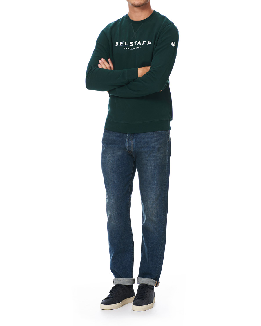 Herren | Pullover | Belstaff | 1924 Crew Neck Logo Sweat Pine