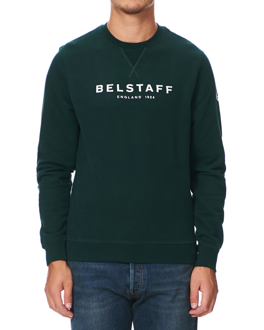 Herren | Pullover | Belstaff | 1924 Crew Neck Logo Sweat Pine