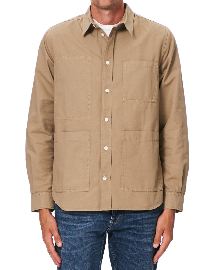 Norse Projects Thorsten Canvas Overshirt Utility Khaki bei CareOfCarl.de