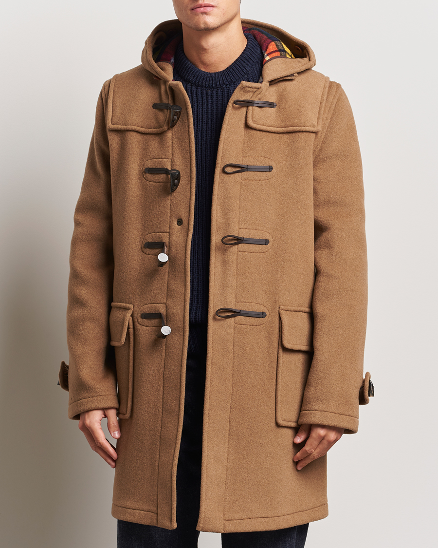 Herren | Jacken | Gloverall | Morris Duffle Coat Camel/Buchanan