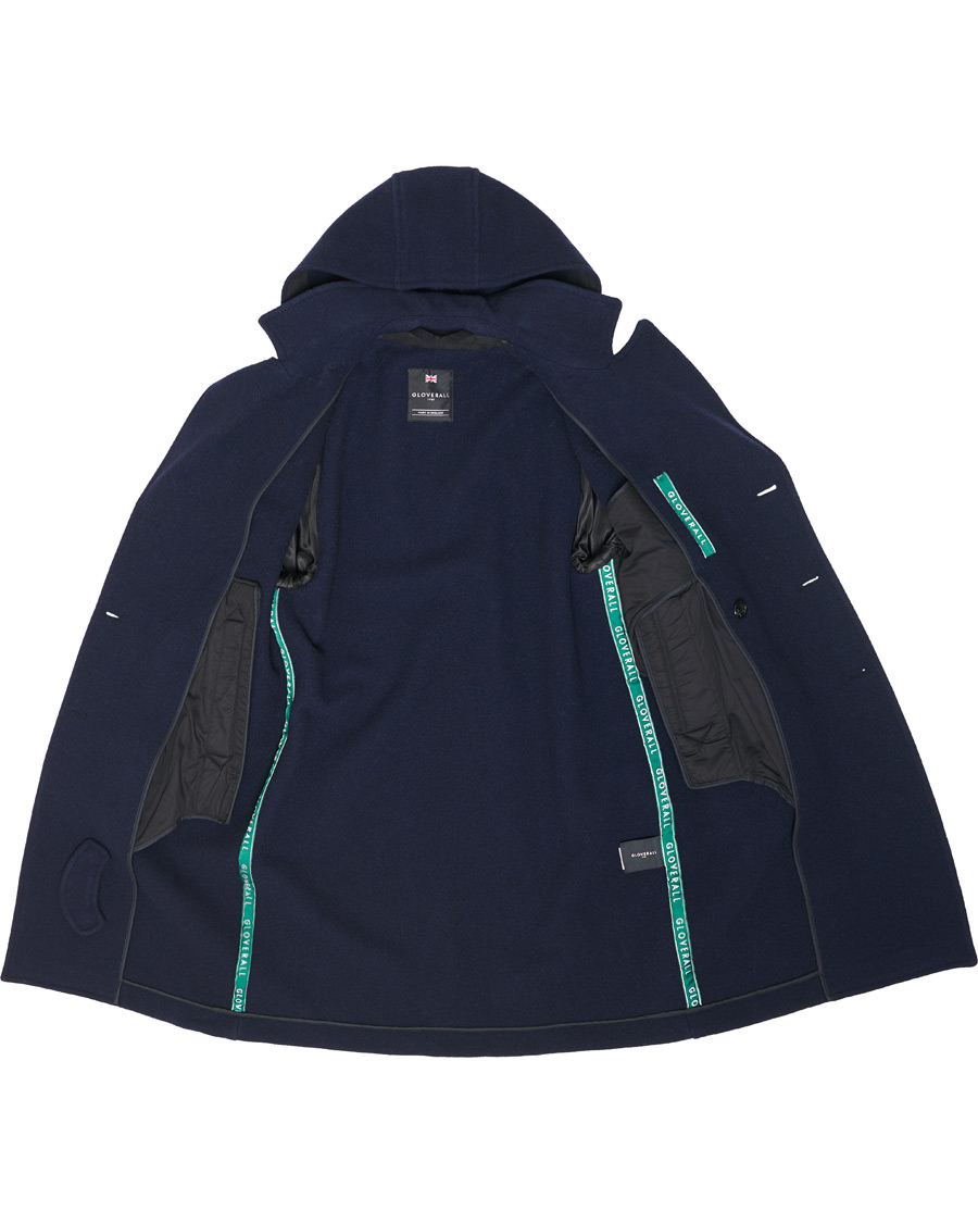 Herren | Jacken | Gloverall | Shakelton Long Peacoat Navy
