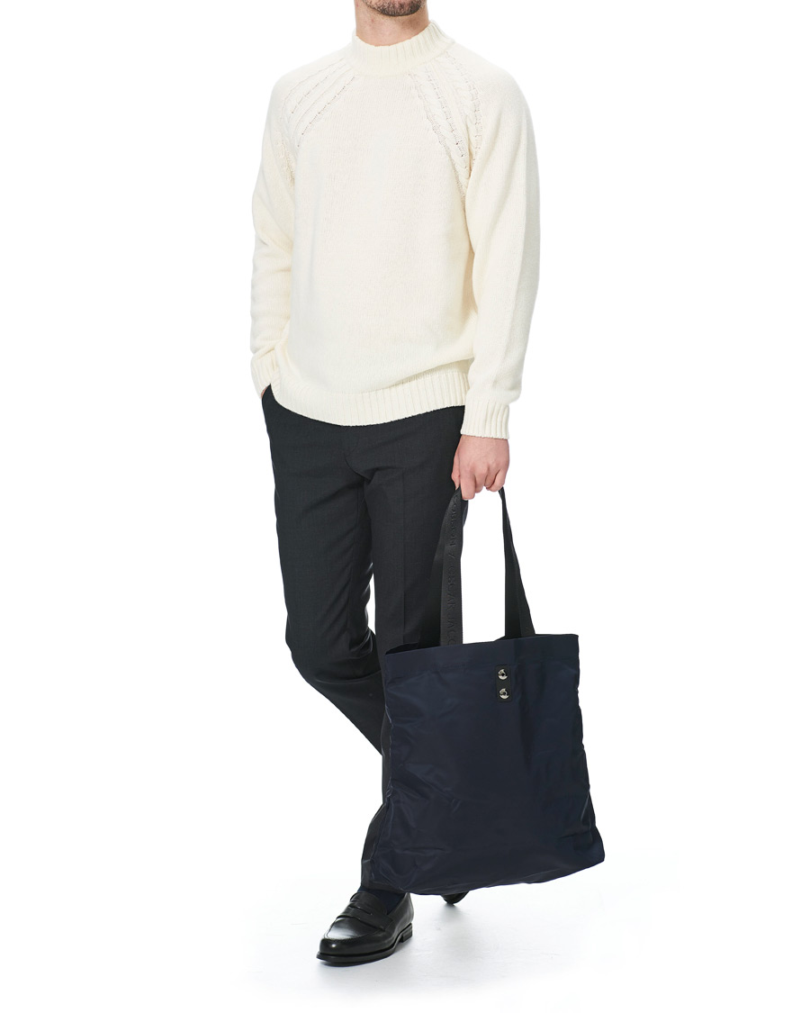 Herren | Oscar Jacobson Elvin Foldable Nylon Tote Navy | Oscar Jacobson | Elvin Foldable Nylon Tote Navy