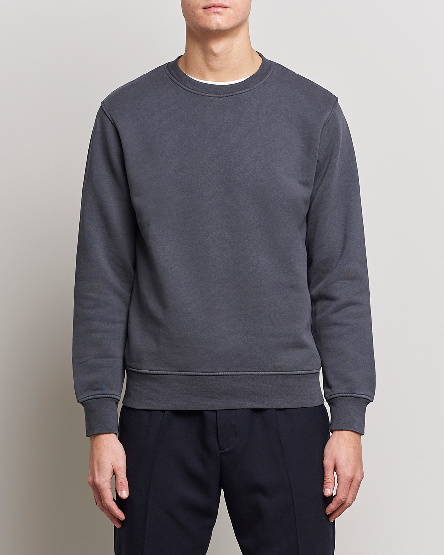 Herren | Kleidung | Colorful Standard | Classic Organic Crew Neck Sweat Lava Grey