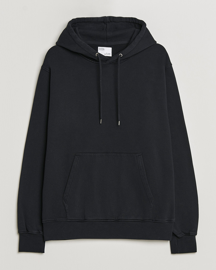 Herren | Pullover | Colorful Standard | Classic Organic Hood Deep Black